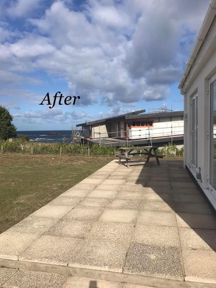After: House soft wash, Castel