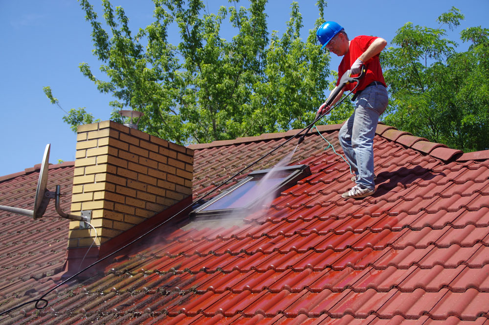 Roof cleaning in Guernsey